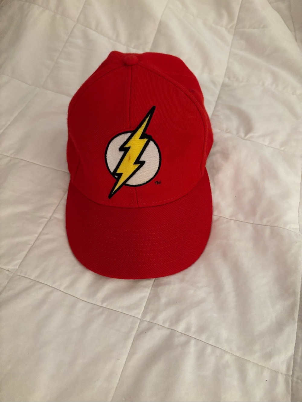 The Flash DC comic hat Red Lightning Bolt Baseball Cap